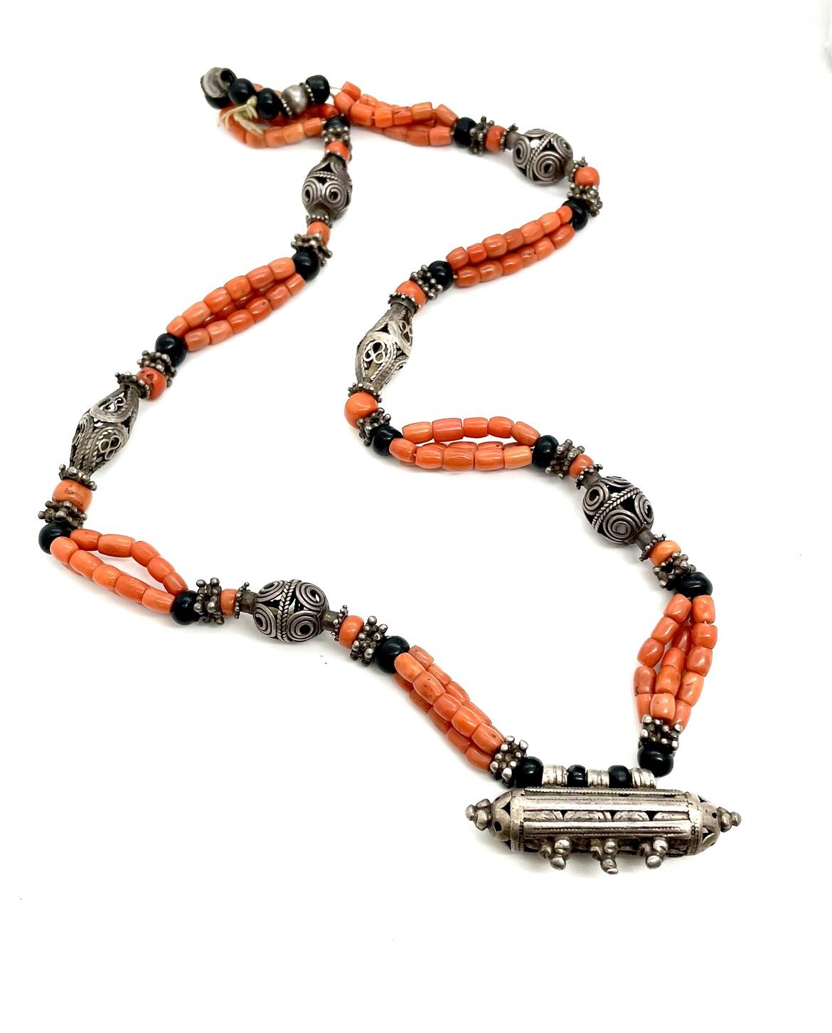 Antique Tribal Coral Necklace