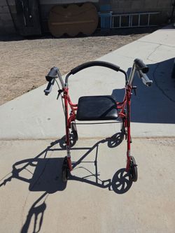 Foldable Drive Handicap Walker with Seat