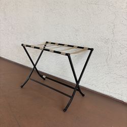 One New Metal Folding Luggage Rack