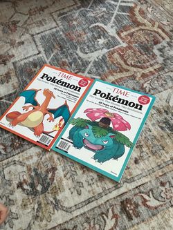 Pokémon time magazine collect all the covers magazines special editions paid 17.99 asking 35 for both