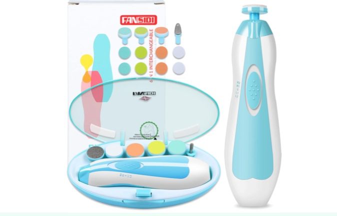 Baby Nail Clippers Safe Baby Nail File Kit Electric Trimmer