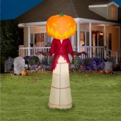 Nightmare Before Christmas 5 Ft Pumpkin King Airblown LED Inflatable Gemmy NIB 🎃