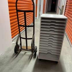Office Storage Cart With Wheels