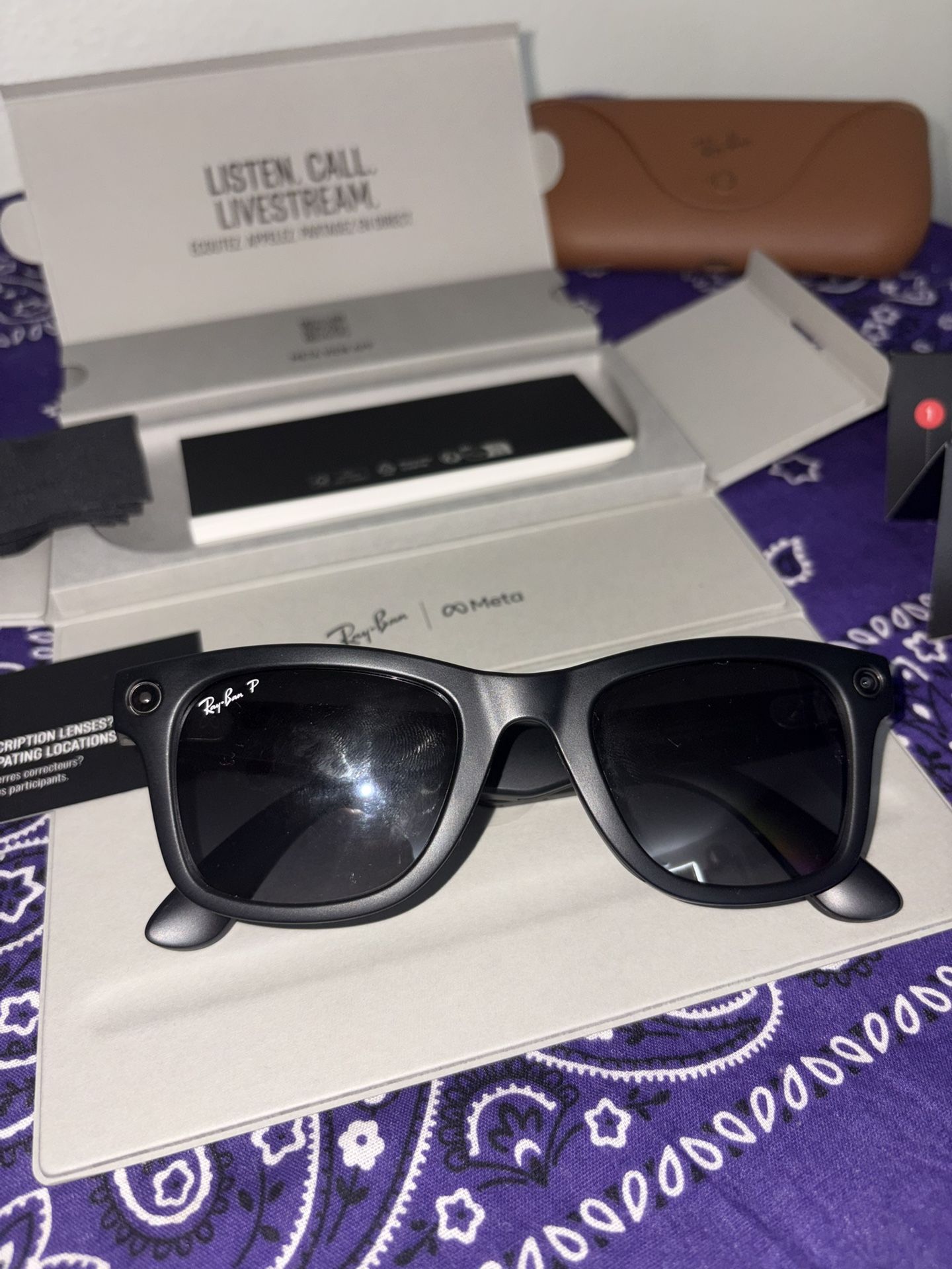 Raybans meta ai wayfarer 