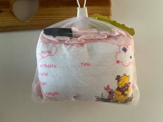 Vintage Disney Winnie the Pooh Baby Keepsake Birth Pillow Set (NWT)