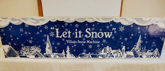 CHRISTMAS Dept 56 Snow Machine