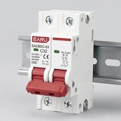 Breaker DC EARU C32 32A 1000V – 2 Polos