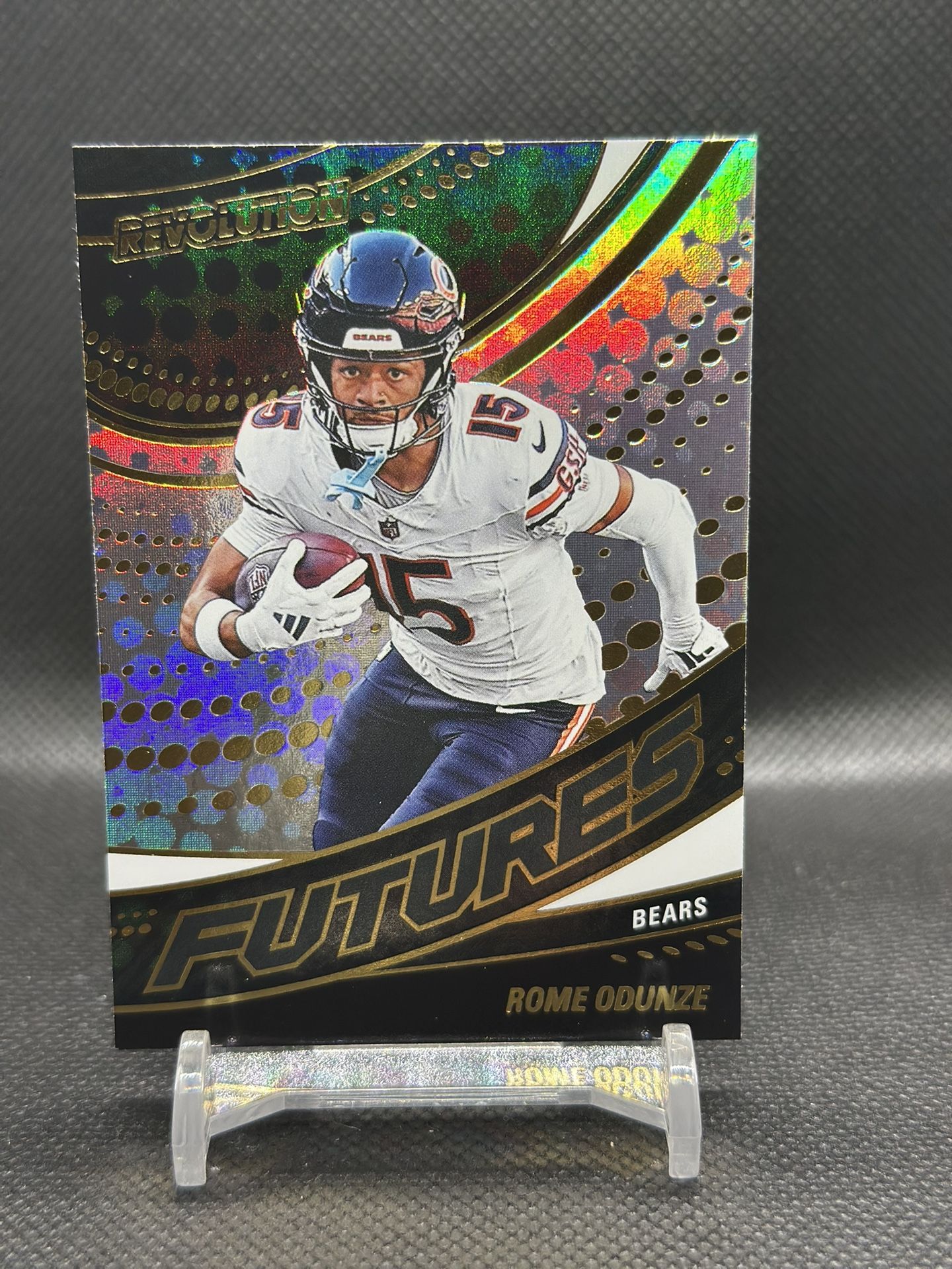 💥Rome Odunze 2025 Panini Revolution NFL Futures #9 Chicago Bears