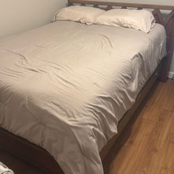 New Matress And Box Spring Full Size And Bed Frame 