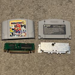 Mario Party 3 Nintendo 64 (N64) Authentic Cartridge Board Replacement Label READ