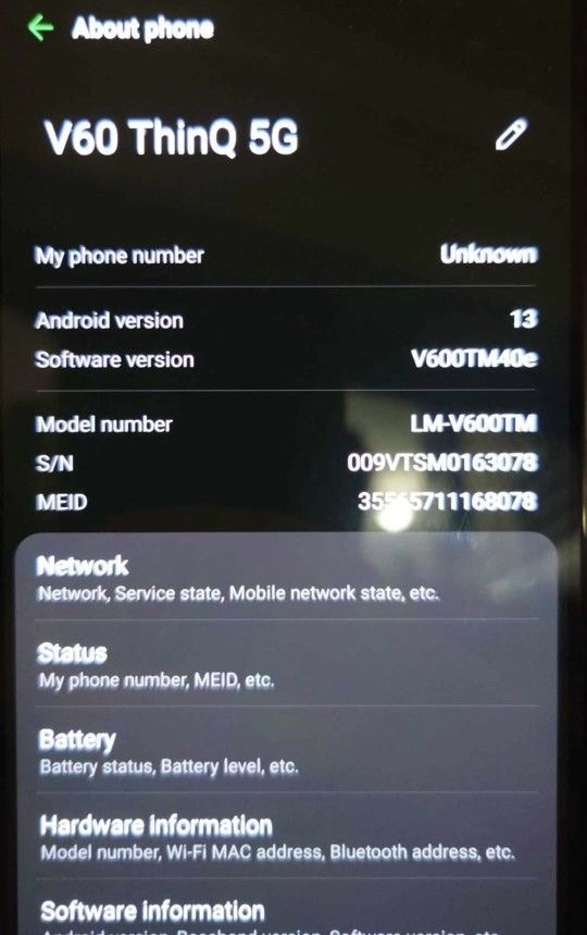 Rooted And Unlocked LG V60