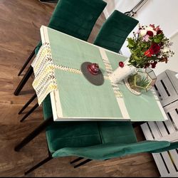 Dinner Table With Four Chairs