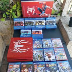 Premium edition Spider Man PS4 Pro 1TB $500! No games. Just 1 Control. $40! Extra control $20! Per Game. All for $850! Or trade up
