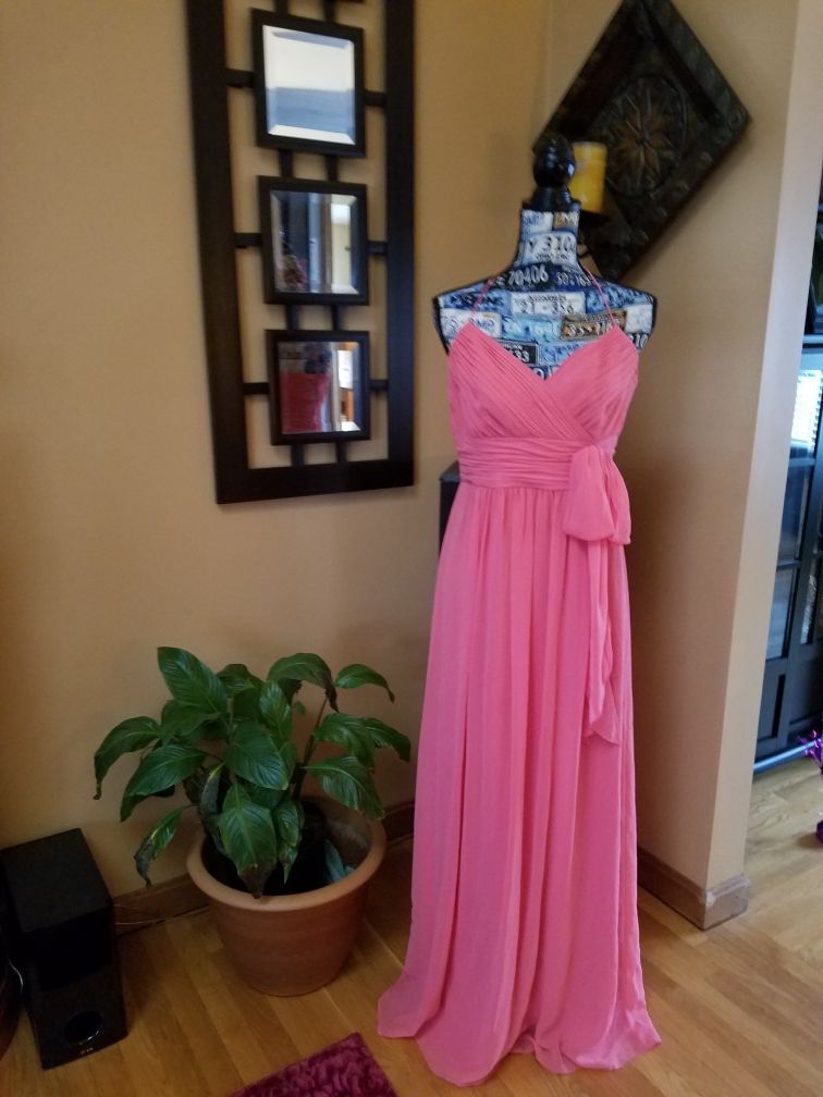 RALPH LAUREN PINK EVENING GOWN/PROM DRESS