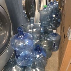 Water Jugs 5 X $20 Comes With Cap