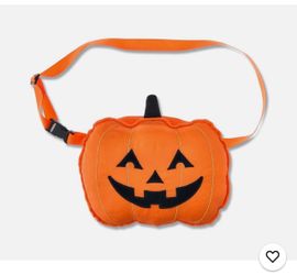Halloween treat bag with zipper