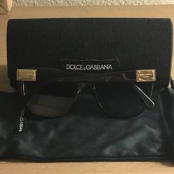 New, never worn Dolce & Gabbana Sunglasses with case
