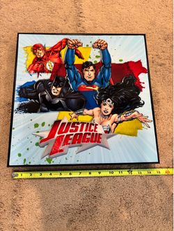 Justice league foam wall decoration