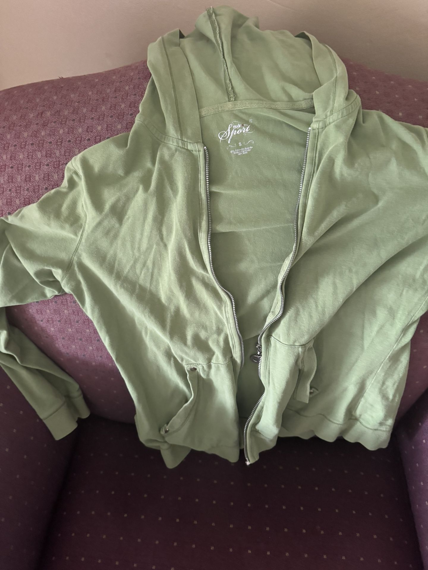Style Co Hoodie Jacket SMALL 