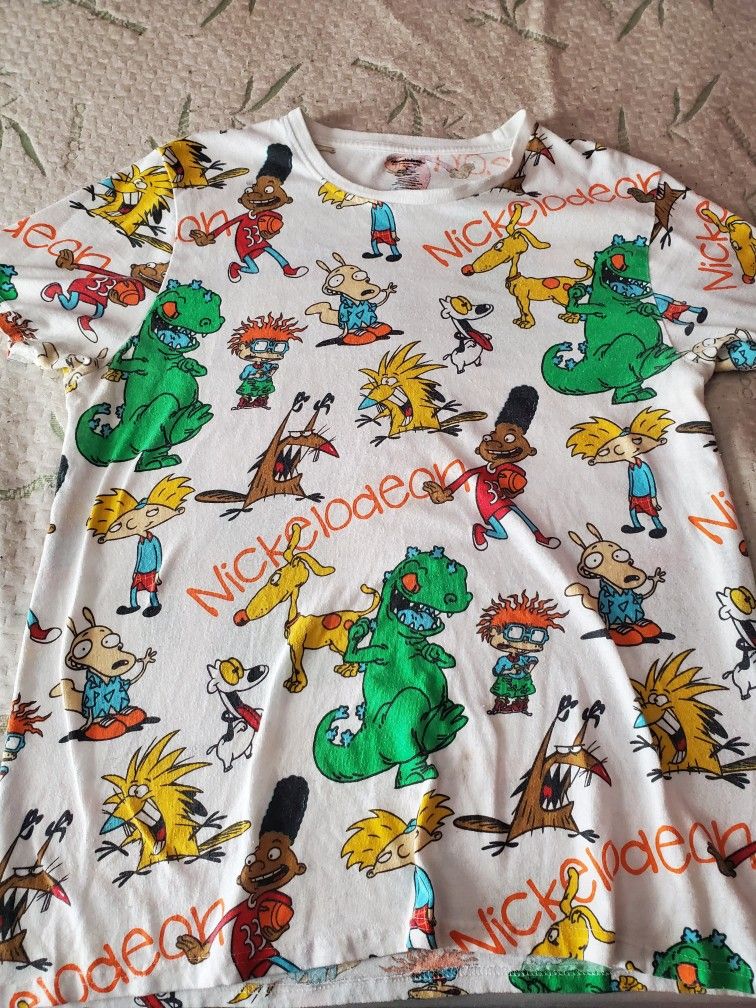 Nickelodeon 90s Cartoon Throwback Tee XL