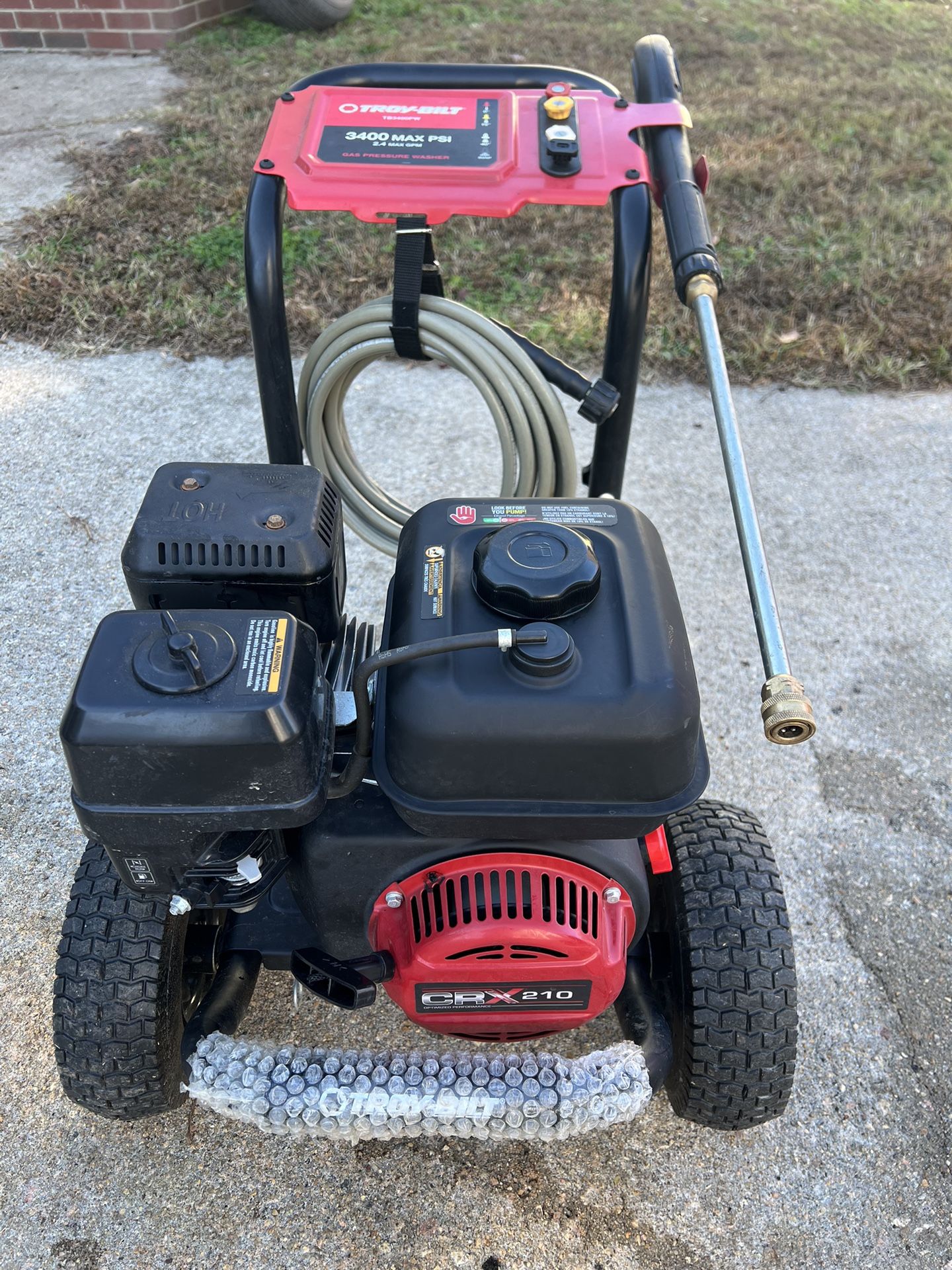 Troy Bilt Pressure Washer 3400 PSI