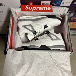 Jordan 4 White Cement