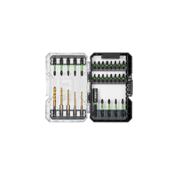 FLEX FAM10001-31 Stack Pack 1/4 In. Impact Driver Bit (31-Piece)