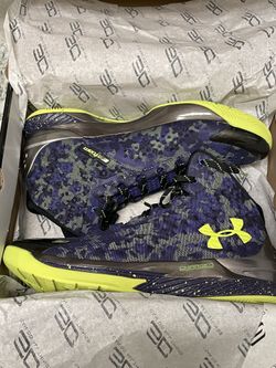 Brand New Under Armour Curry 1, Dark Matter, Size 14