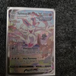 Sylveon VMAX Pokémon card from the Evolving Skies expansion