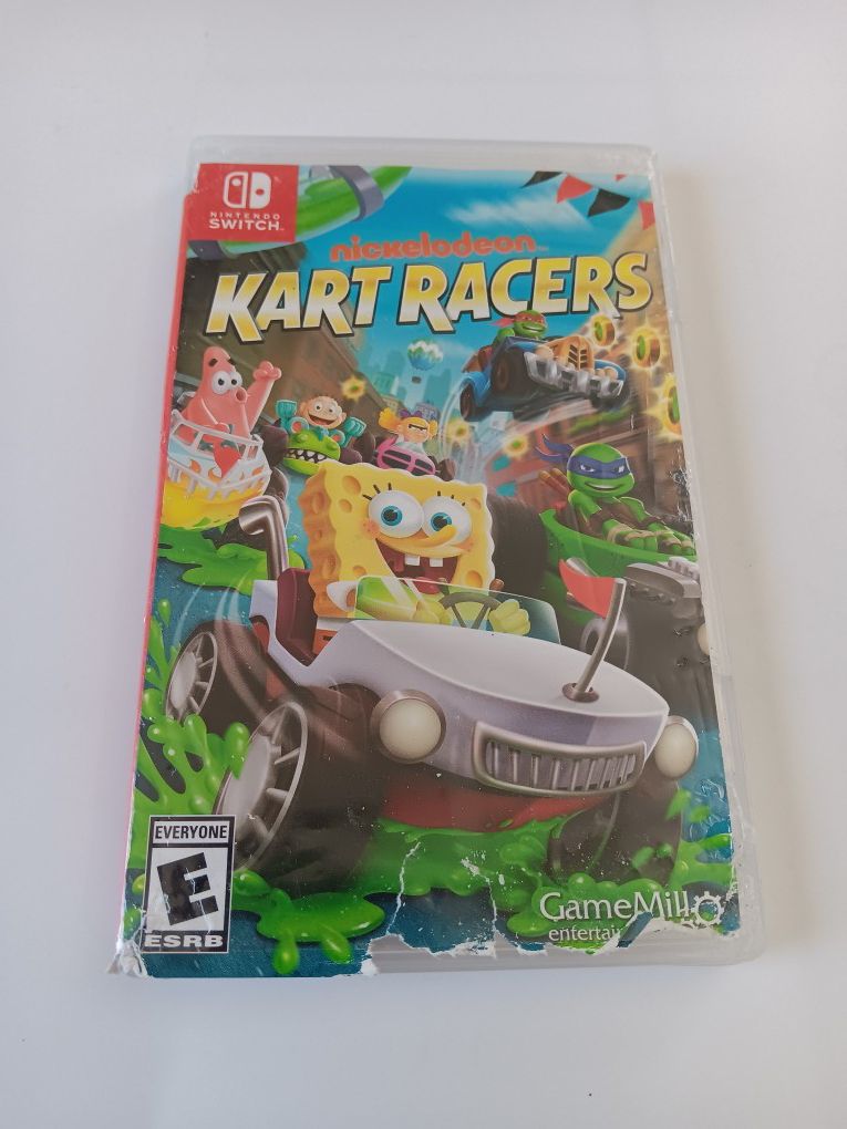 Misprint Rare Nickelodeon Kart Racers Nintendo Switch SpongeBob Video Game Works