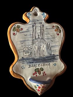 Ceramic Holy Water Plaque