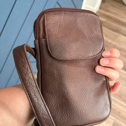 Leather Crossby Bag 