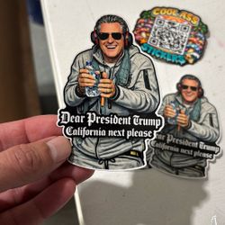 Cali Stickers 3 For $5.00 These Are 4” Gavin Stickers 