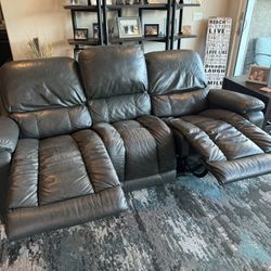 Leather Sofa 