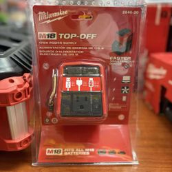 Milwaukee New Top Off - Power Supply - No Battery