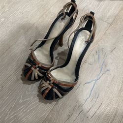 Fendi authentic Heels platform sandals 7 