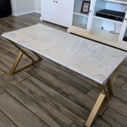 White Marble Coffee Table