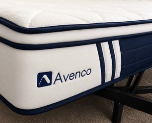 Queen Avenco Matress - Floating Bed Steel Frame - $110 OBO