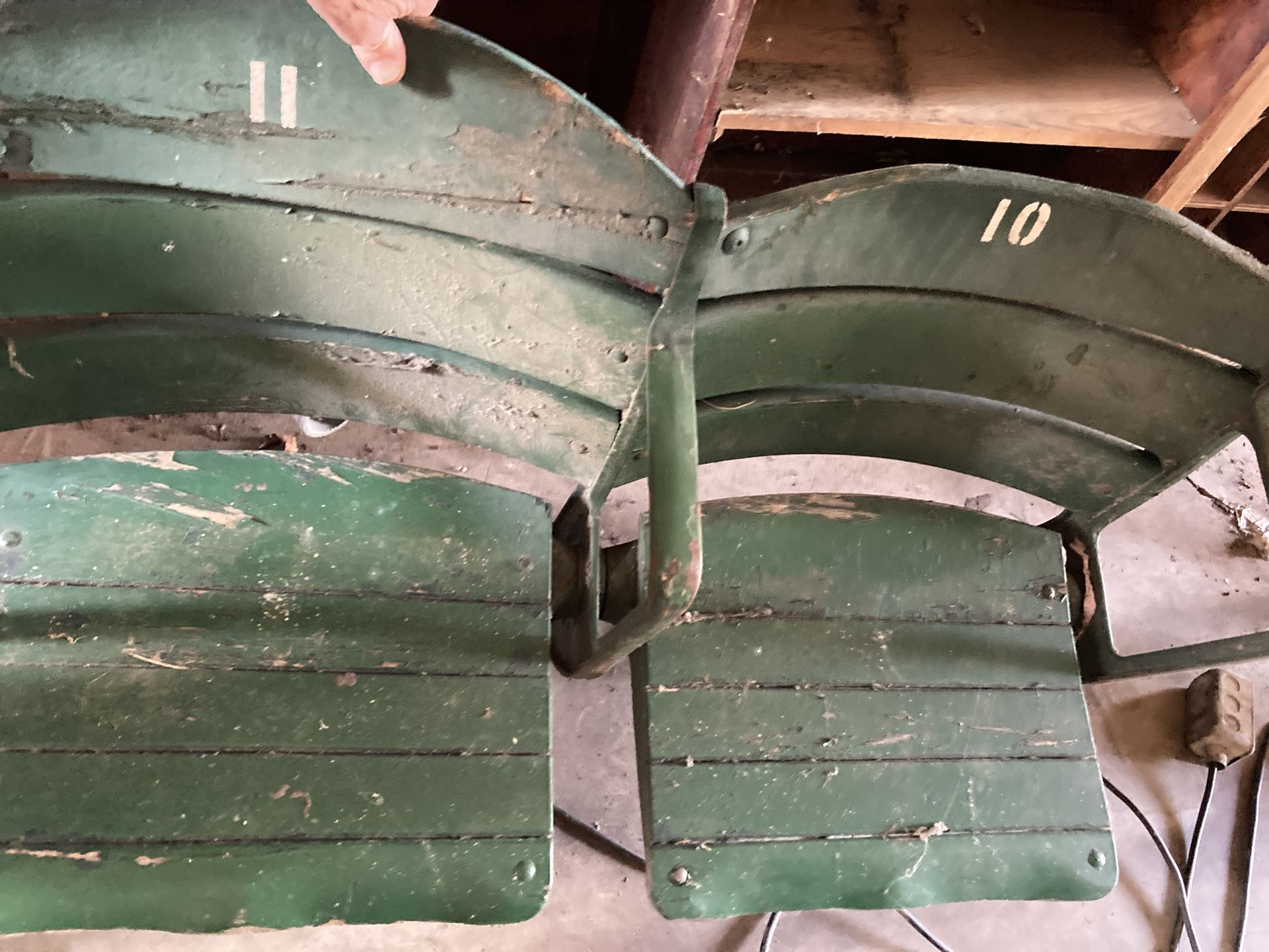 Old Baseball Stadium Seats