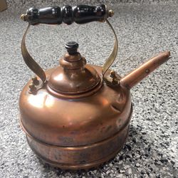 The “Simplex” Copper Kettle. Made In England Antique 