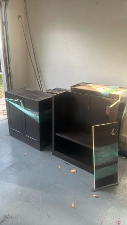 Free Computer desk and hutch