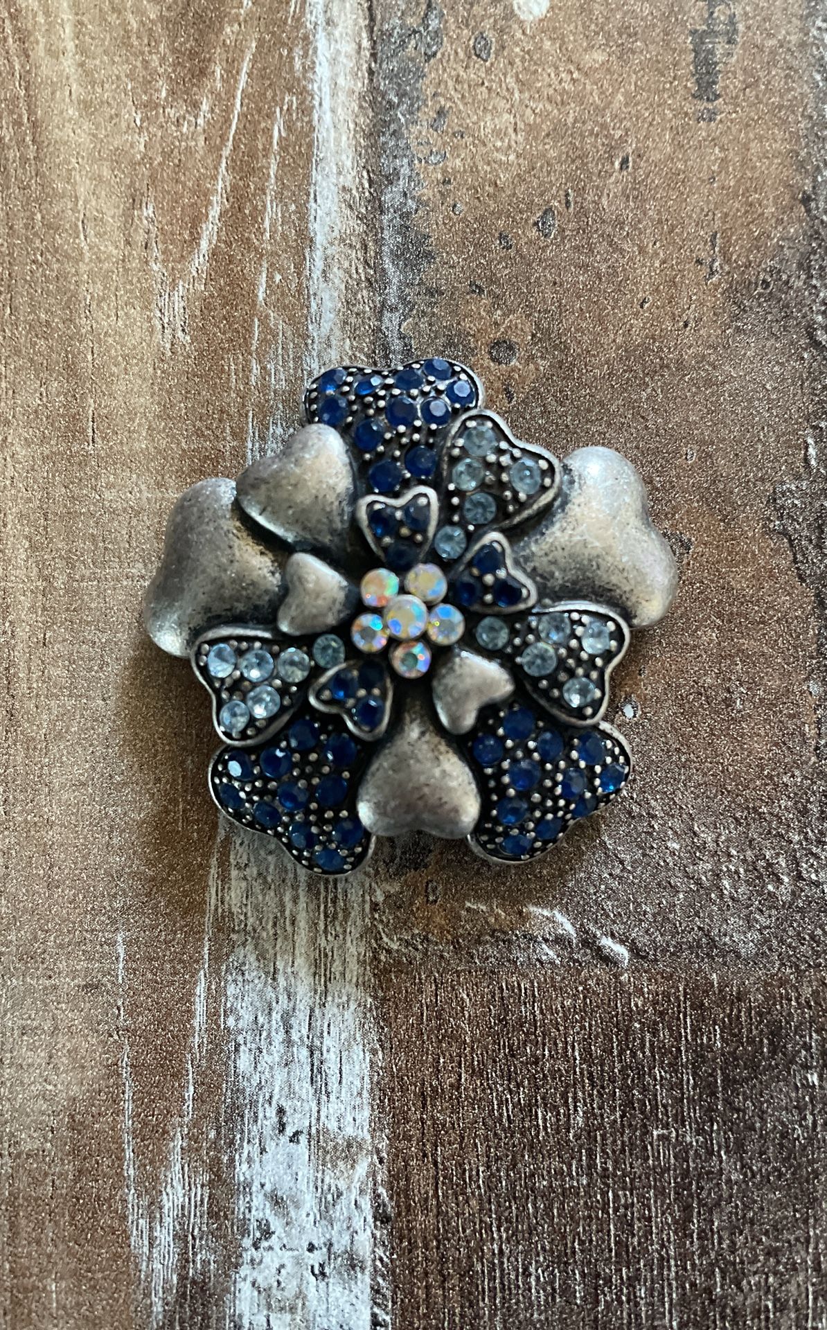 Vintage Pewter Tone Brooch