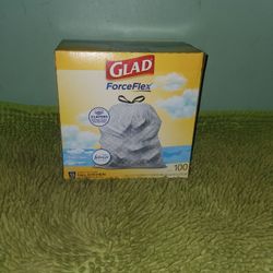 Glad Forceflex 100 Trash Bags 13gallons Fresh Clean Febreze