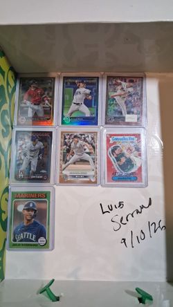 Mixed Baseball Trading Cards Lot