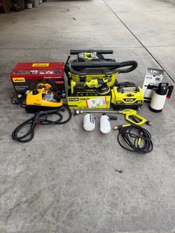 Complete Car Detailing Setup – Ryobi / Wagner / IK – $375
