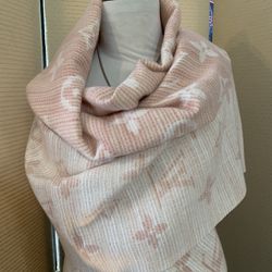 Louis Vuitton bicolor reversible long scarf
