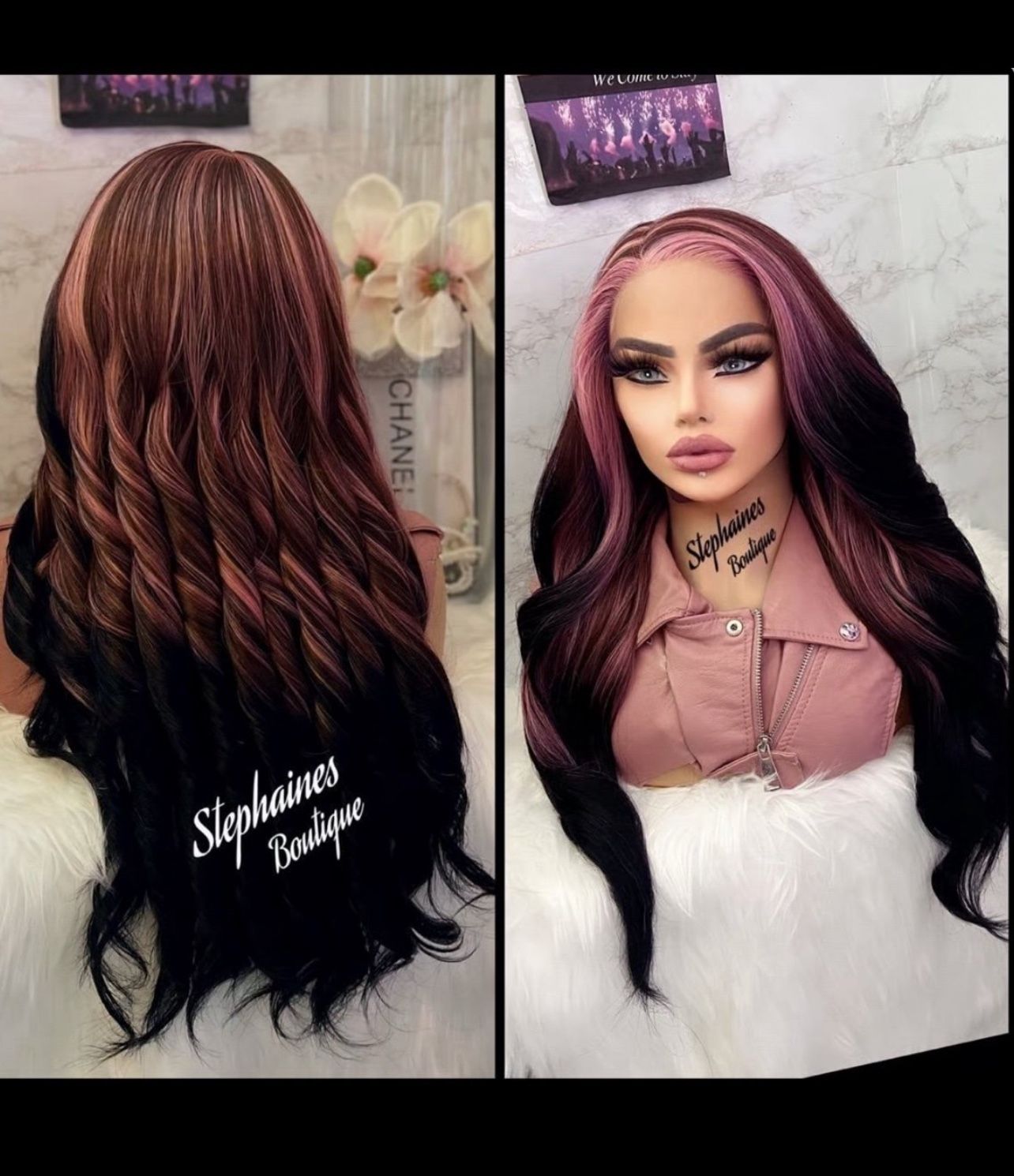 Human Hair Blended Lace Front Wig