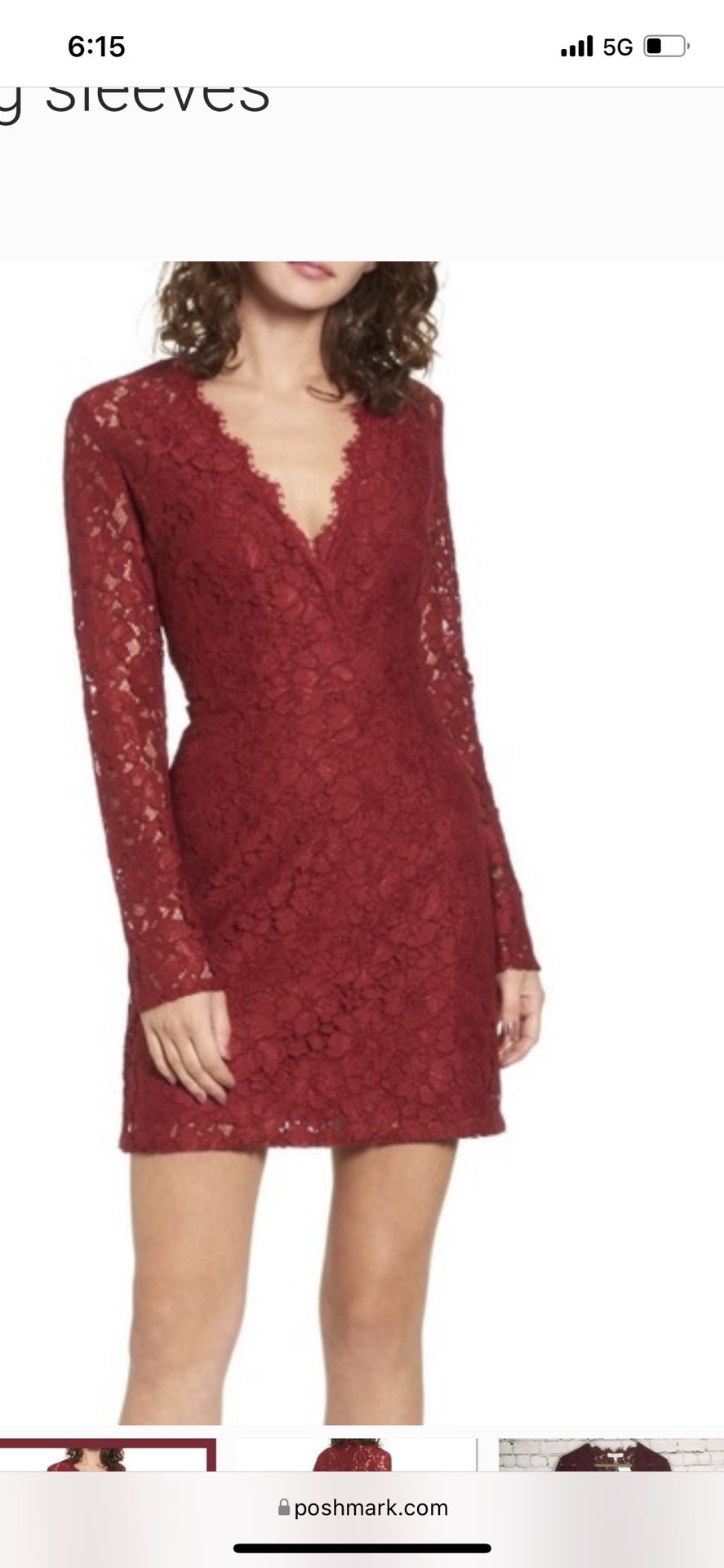 Nordstrom red lace dress hot sale