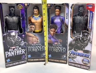 Marvel Black Panther 4-Figure 12" Titan Hero Bundle