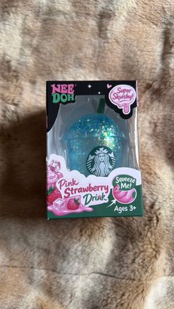 Starbucks Squishy Cup with Straw Glitter Blue